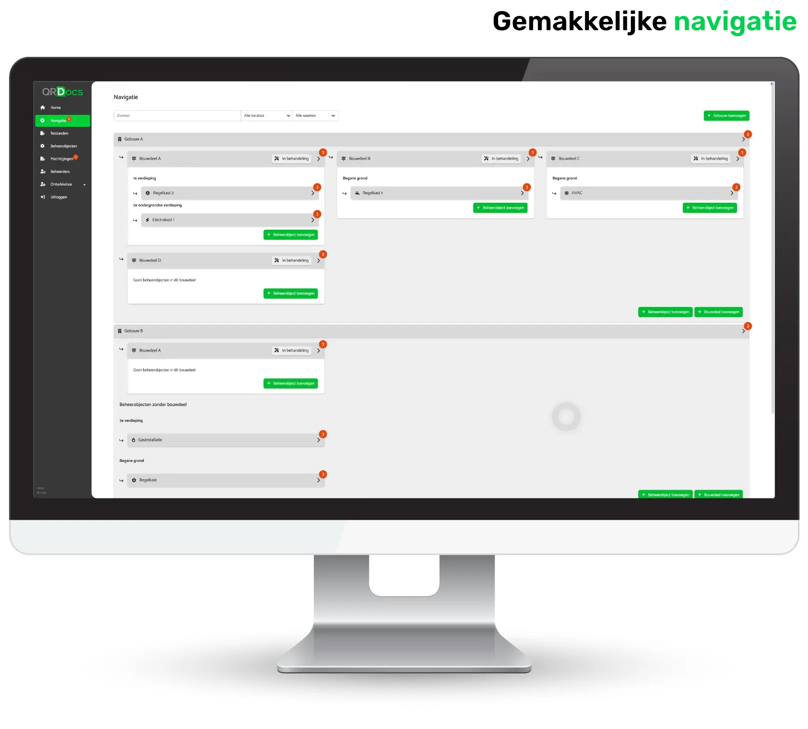 Beheersysteem navigatie